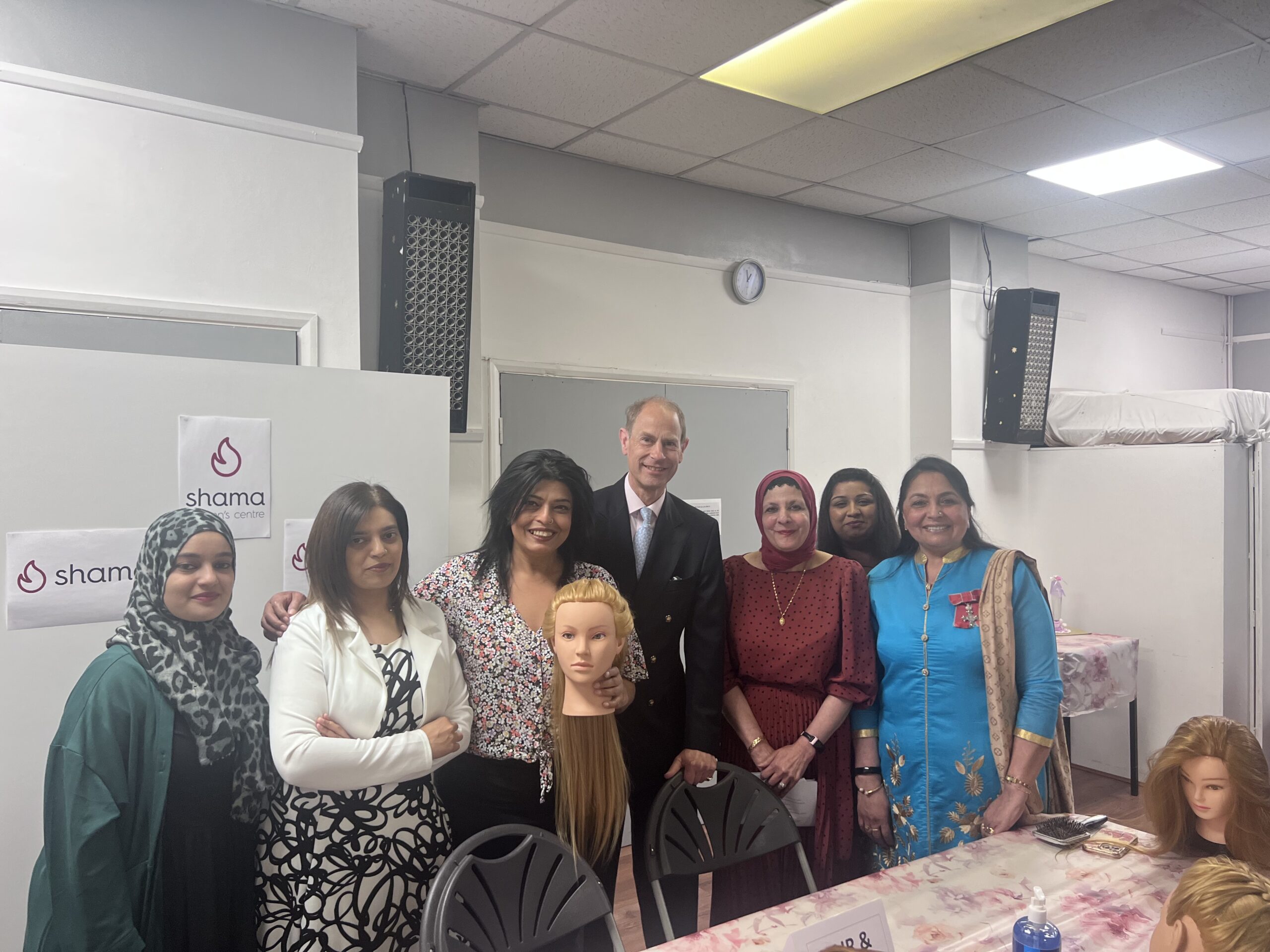 The Duke of Edinburgh visits Shama Women’s Centre